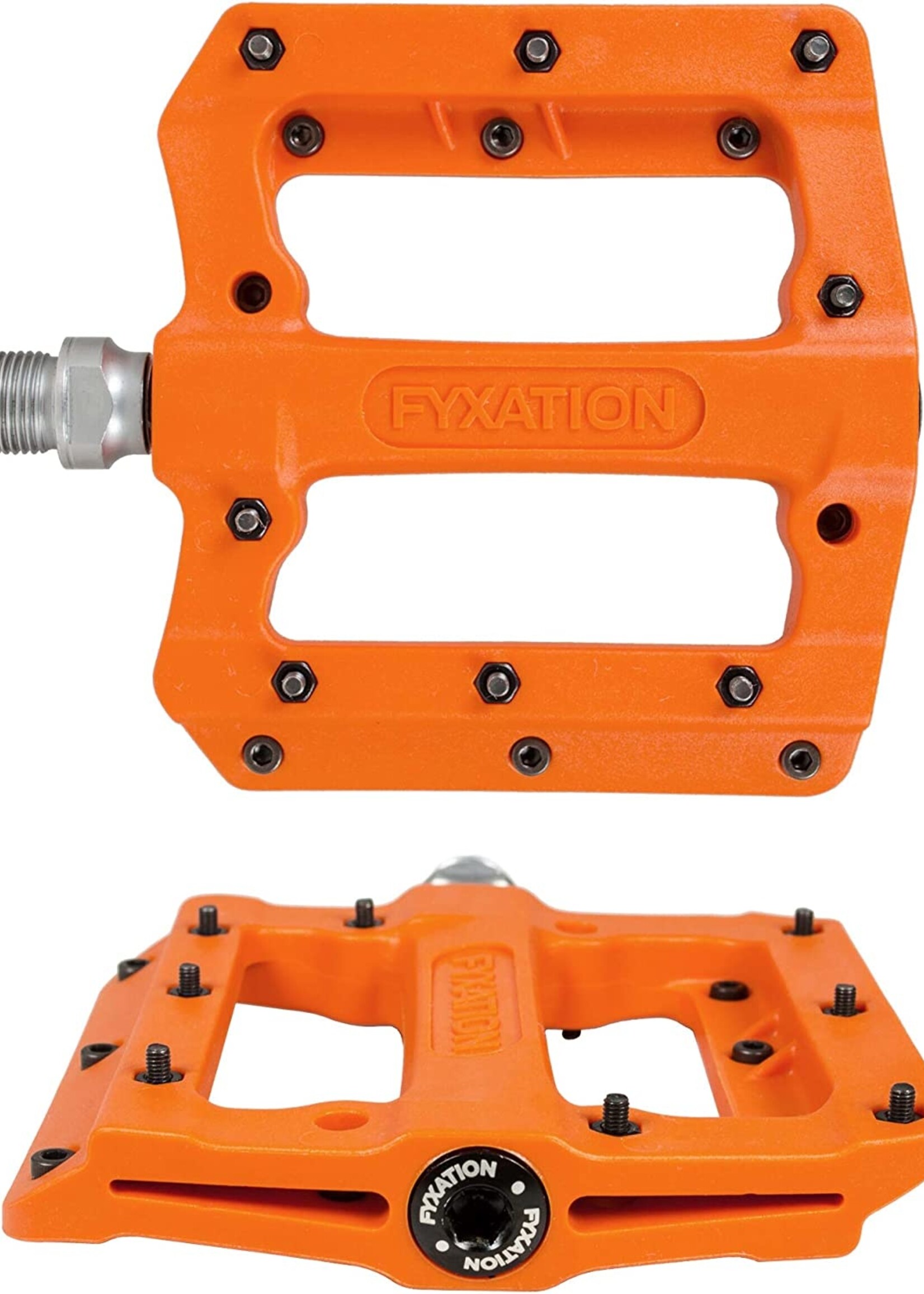 Fyxation MESA-MP NYLON PLATFORM PEDALS W/PINS 9/16" RED