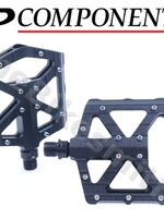 VP COMPONE VP-001 AL SEALED PLATFORM PEDALS W/PINS 9/16" BLK (d)