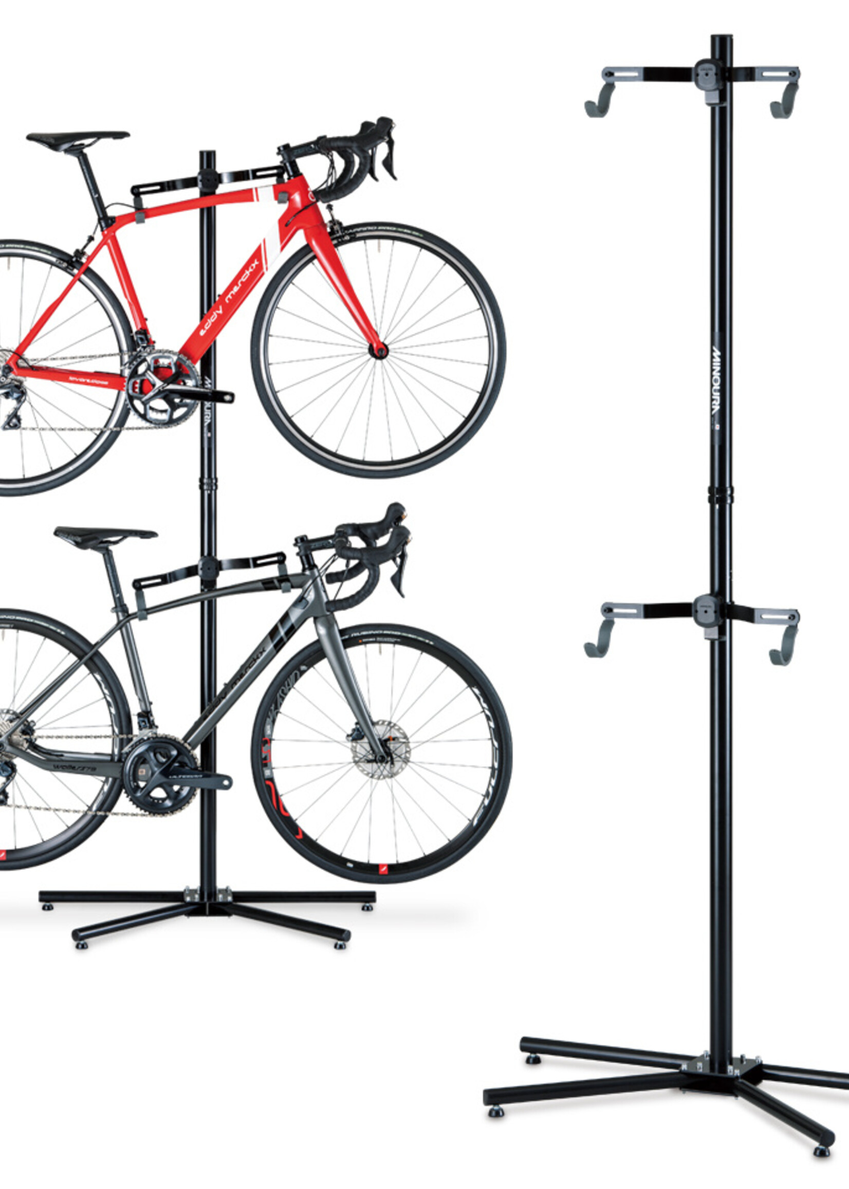 MINOURA P-500AL-7S PAIRSTAND 2-BIKE FLOOR STAND
