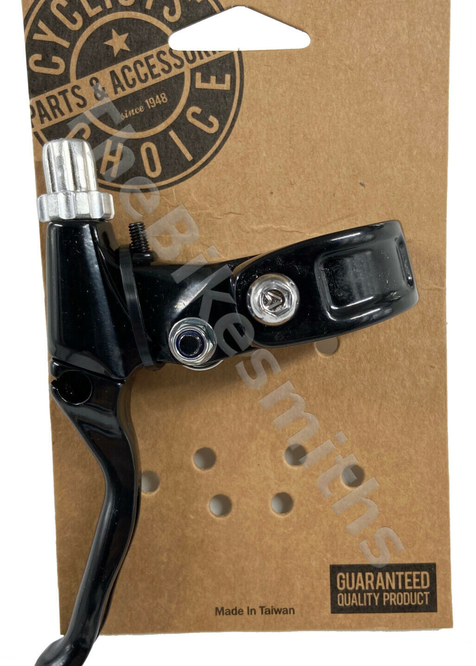 FS-428 LH HINGED BMX CALIPER/CANTI/U BRAKE LEVER BLACK/SILVER