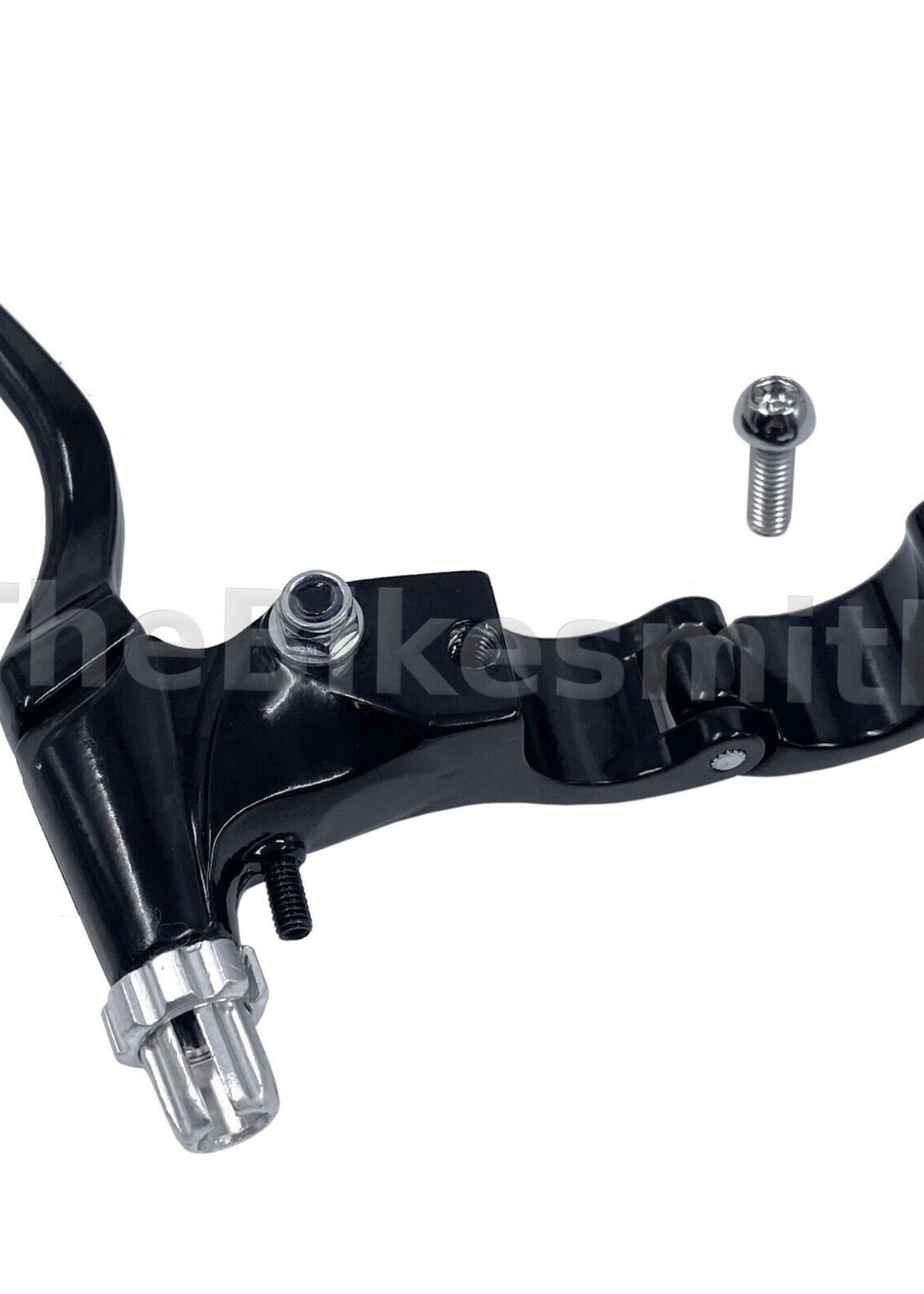 FS-428 LH HINGED BMX CALIPER/CANTI/U BRAKE LEVER BLACK/SILVER