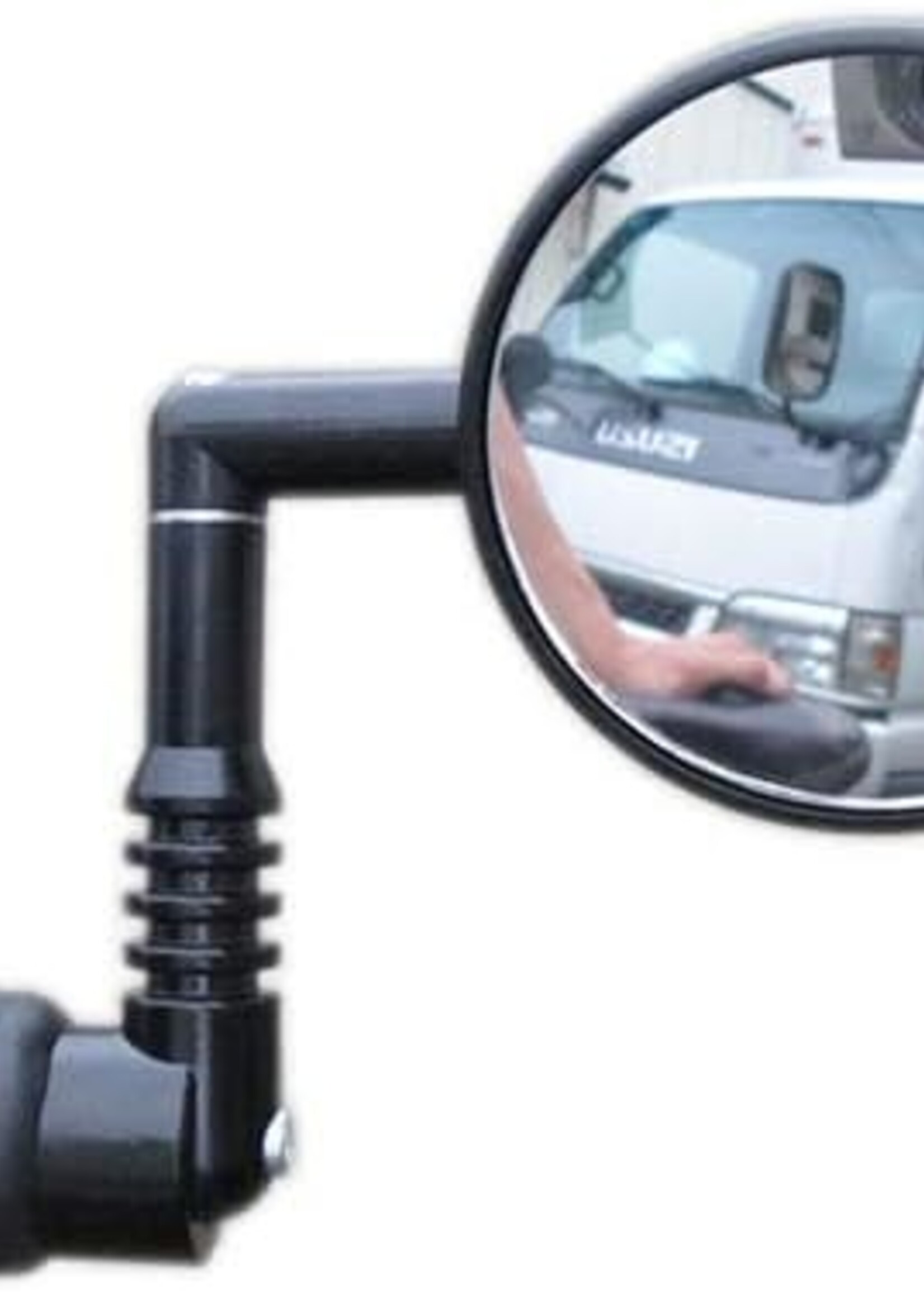 Mirrycle Mirrycle Original Mirror, 3" Round, Black