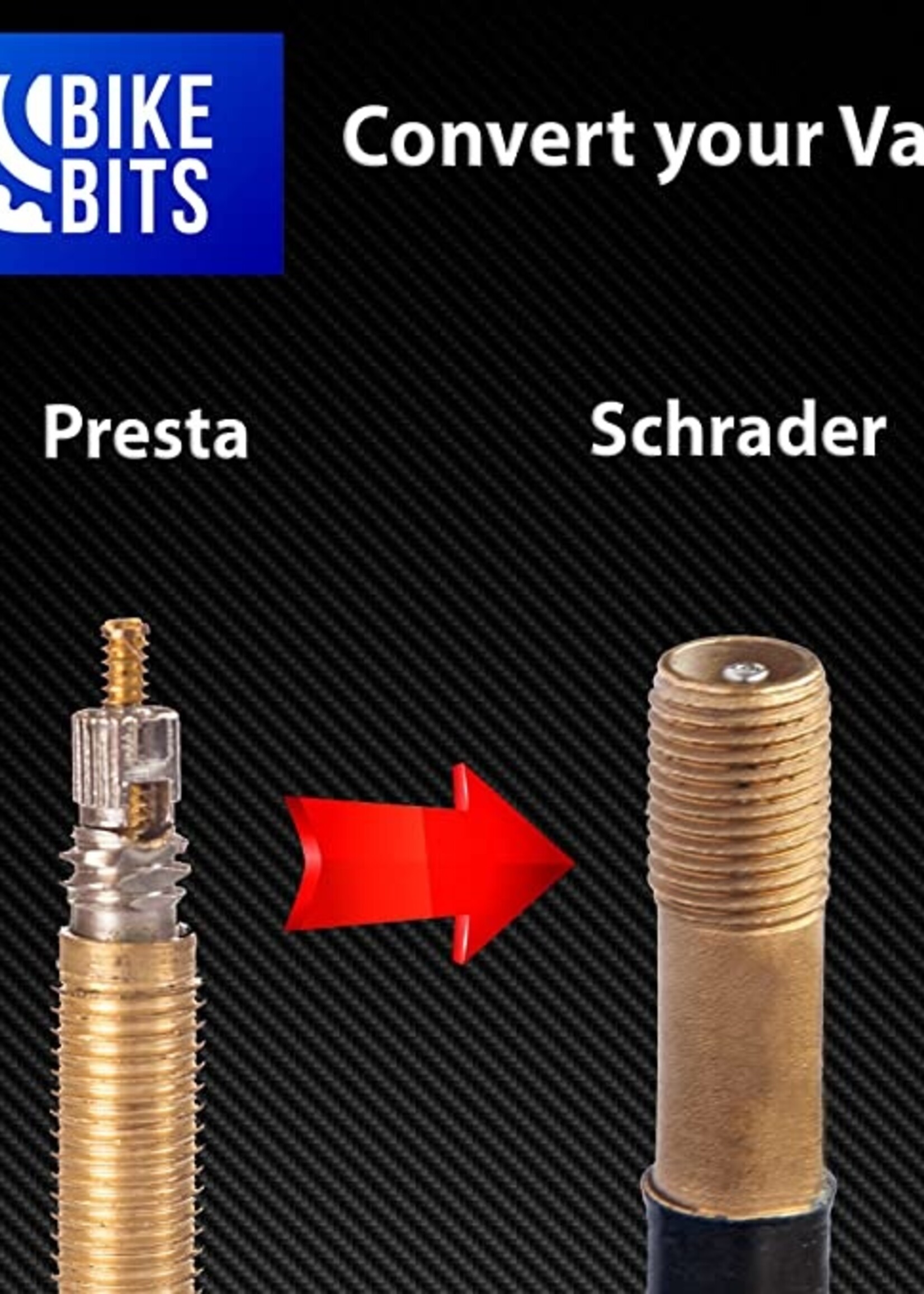 Genuine Innovations Presta Valve Adaptors pair