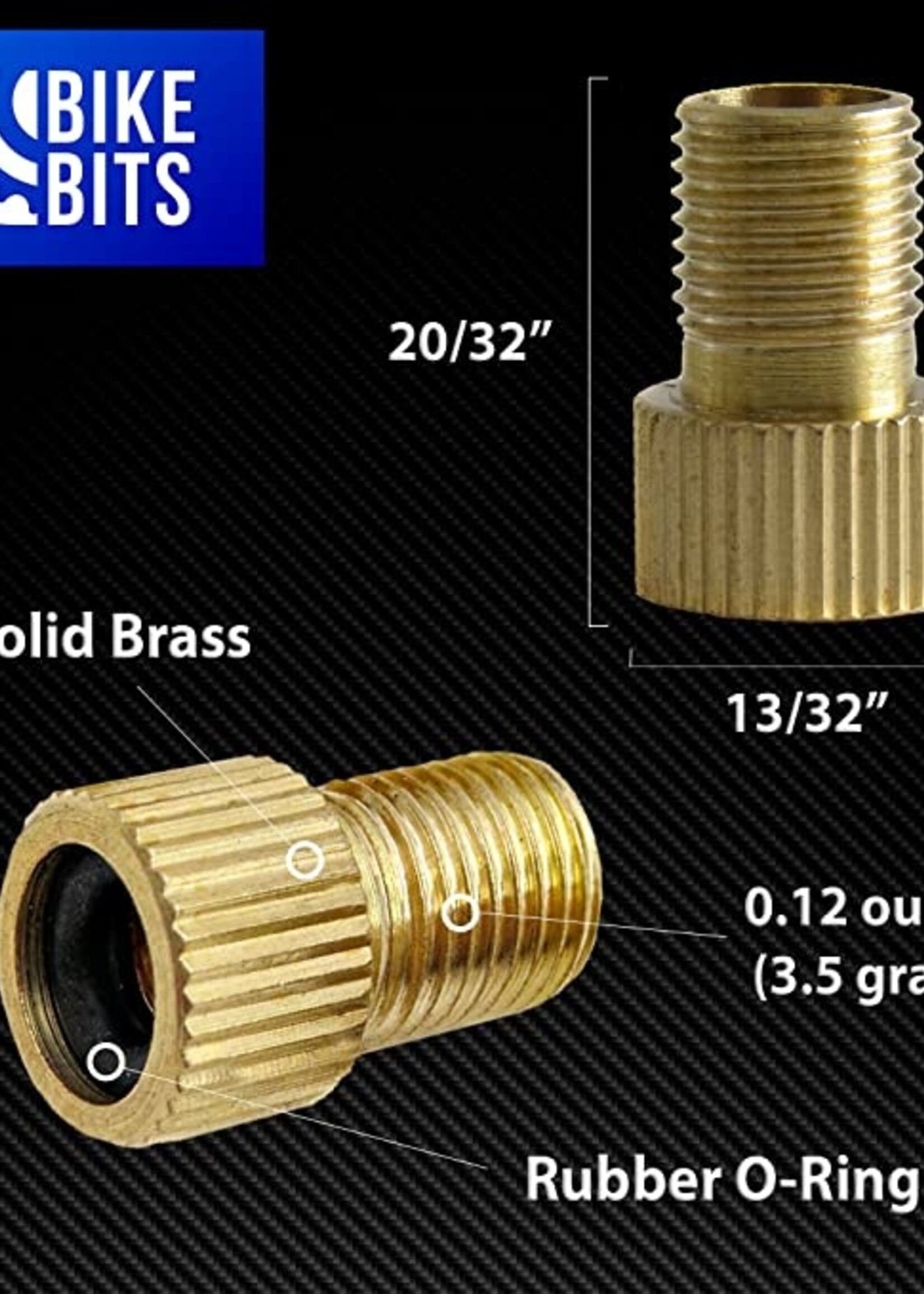 Genuine Innovations Presta Valve Adaptors pair