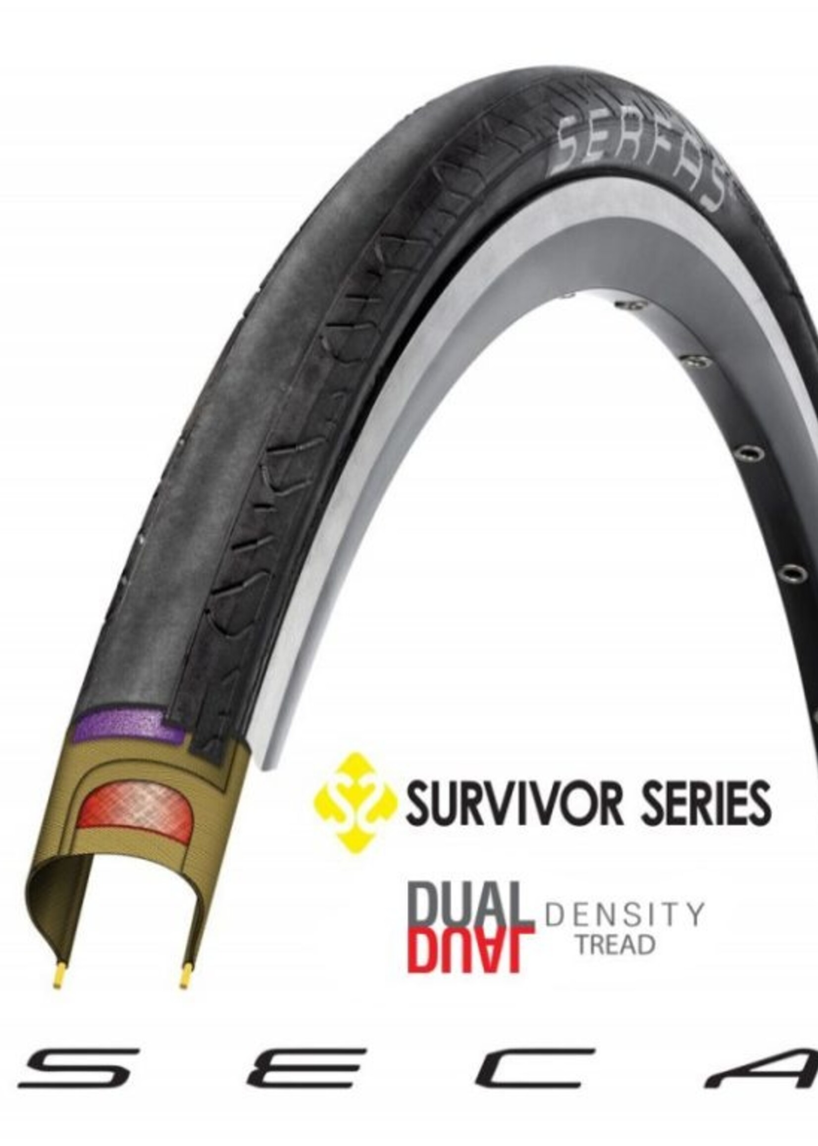 Serfas Serfas Tire Seca Survivor 700 X 28 Road  (Oct 2021)