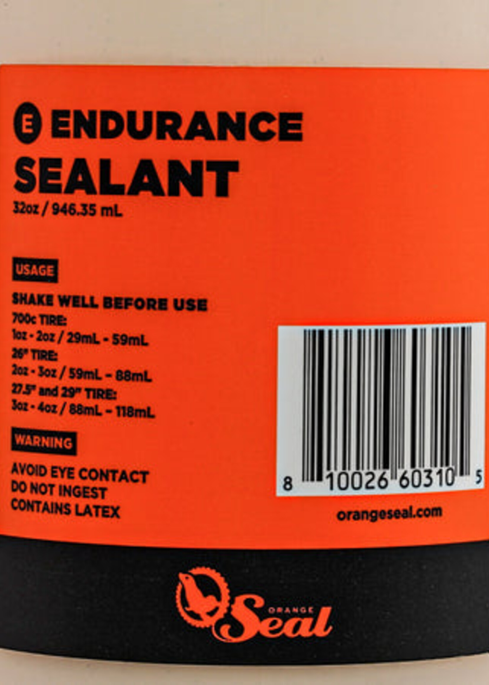 Orange Seal ORANGE SEAL TIRE SEALANT 16OZ ENDURANCE REFILL