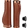 Leather Grips Brown 3/8 Speed