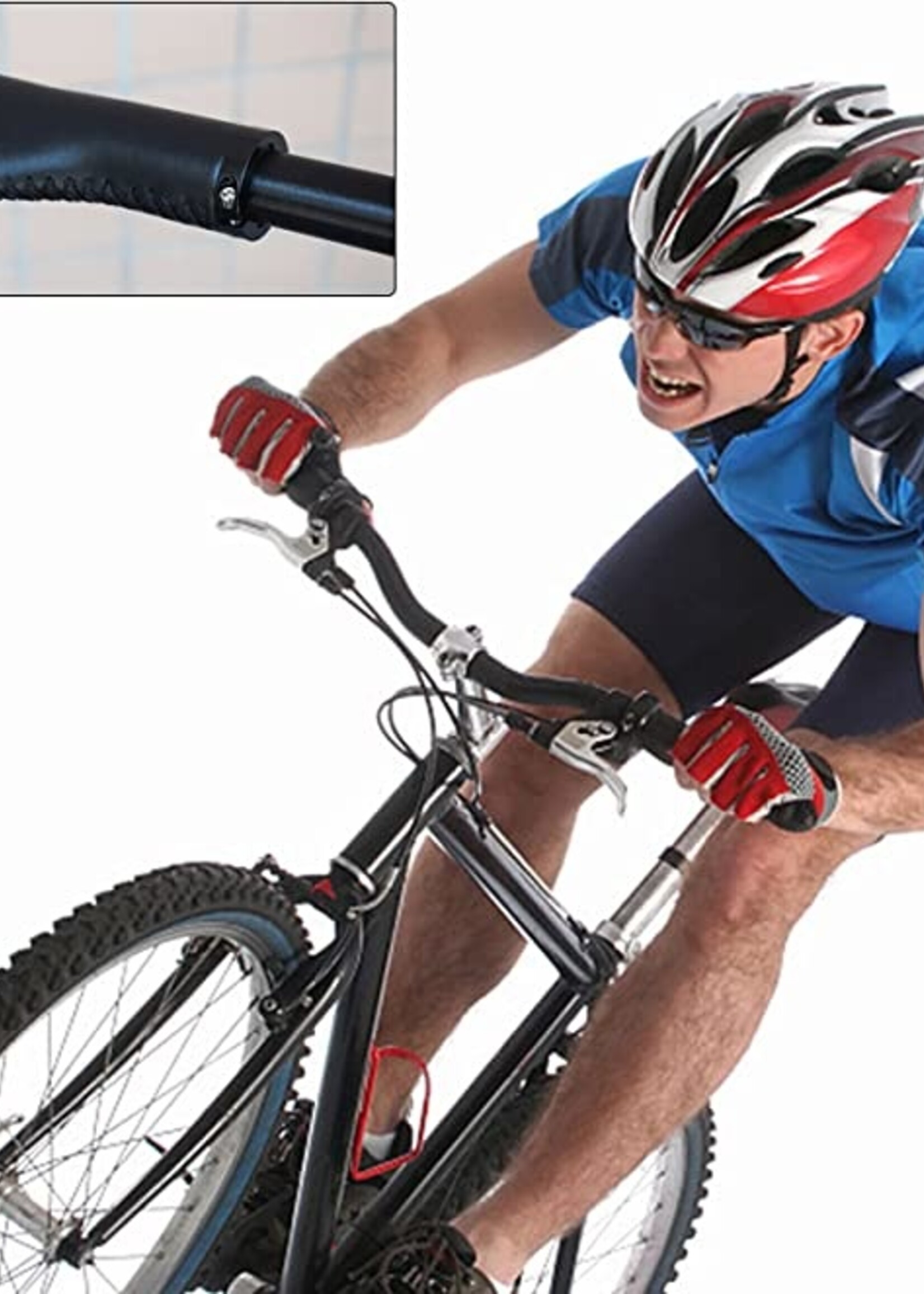 Leather Grips Brown 3/8 Speed