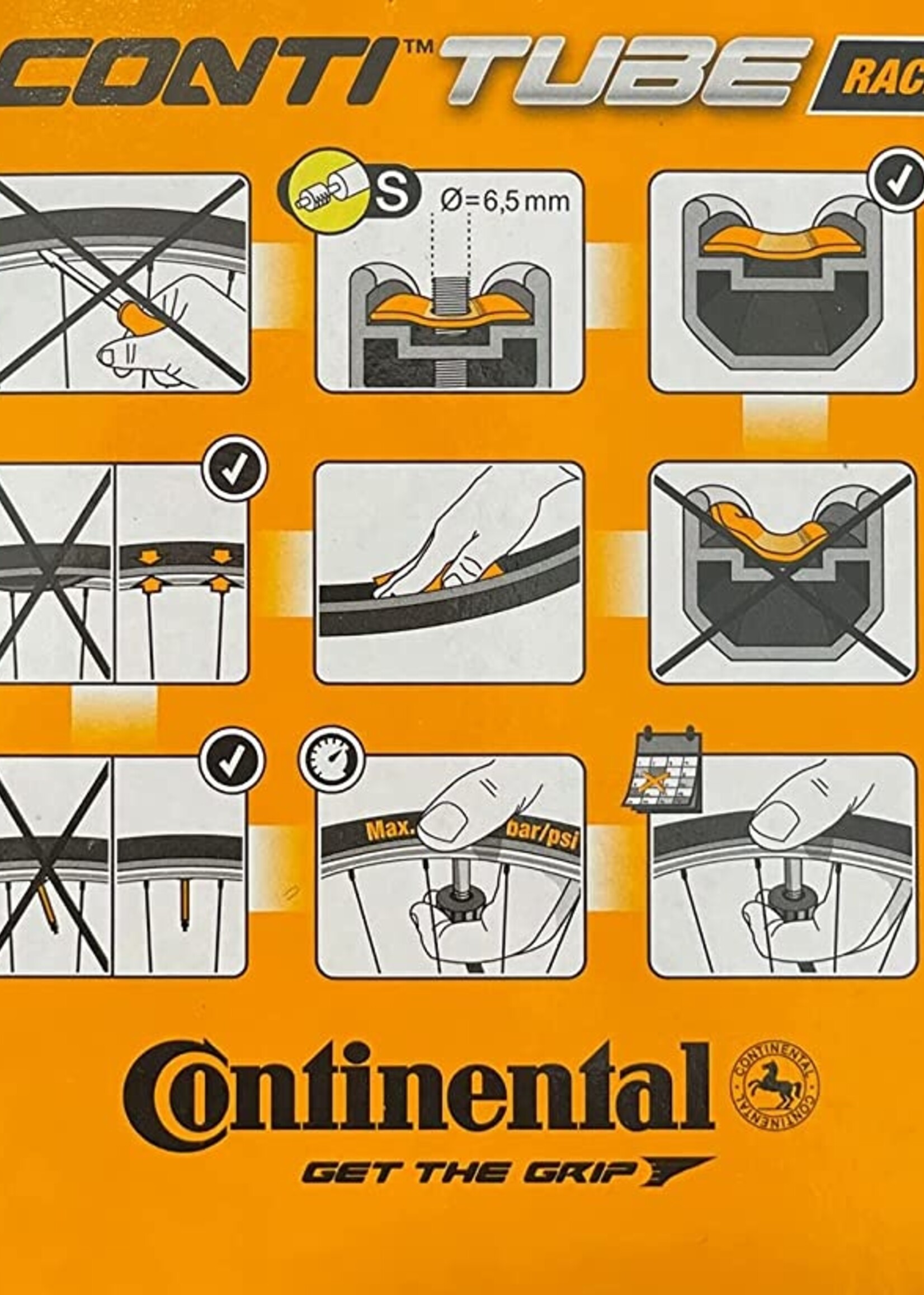 Continental Tube 700 x 32-47 (28in) - PV 42mm - 180g