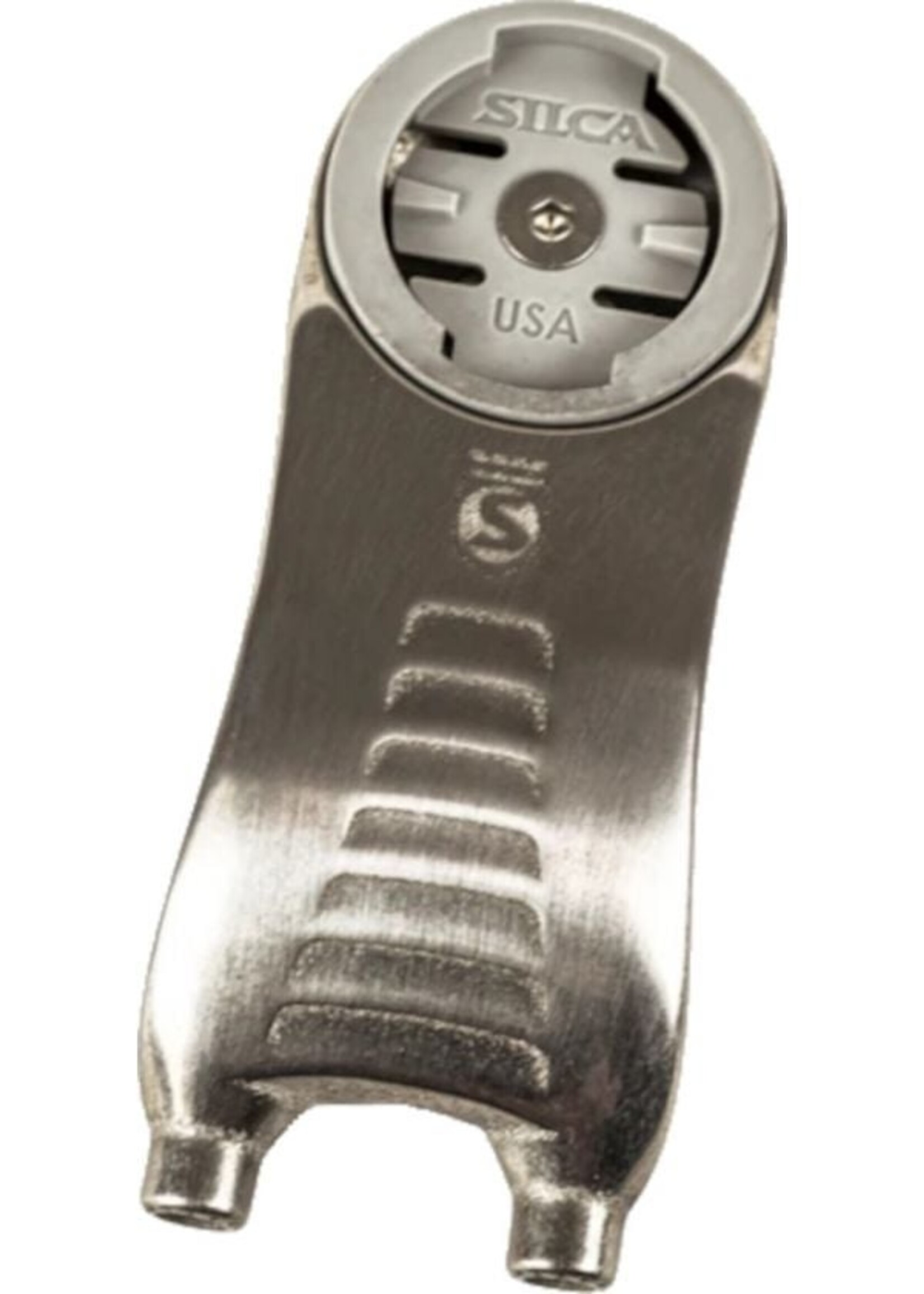 Silca COMPUTER MOUNT, TITANIUM, 2 BOLT, 27 MM (ZIPP SL Speed, Service Course, Service Course SL)(Deda Elementi Superzero)