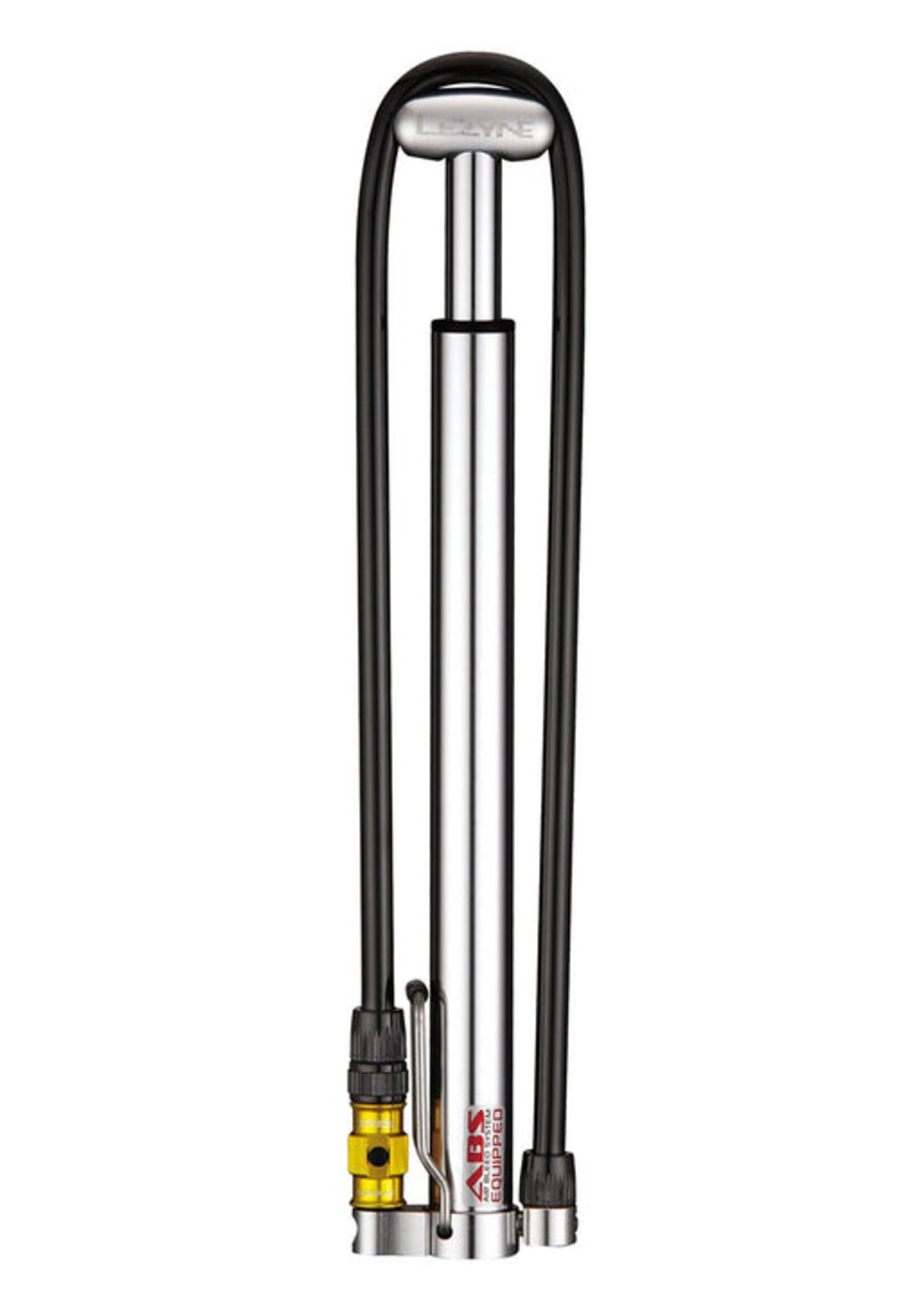 Lezyne MICRO FLOOR DRIVE HP GLOSS SILVER