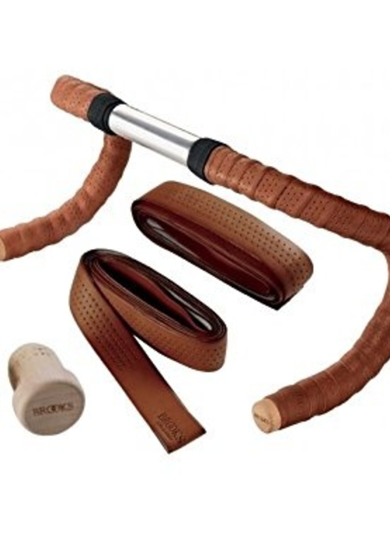 Brook's England Leather Bar Tape Antique Brown