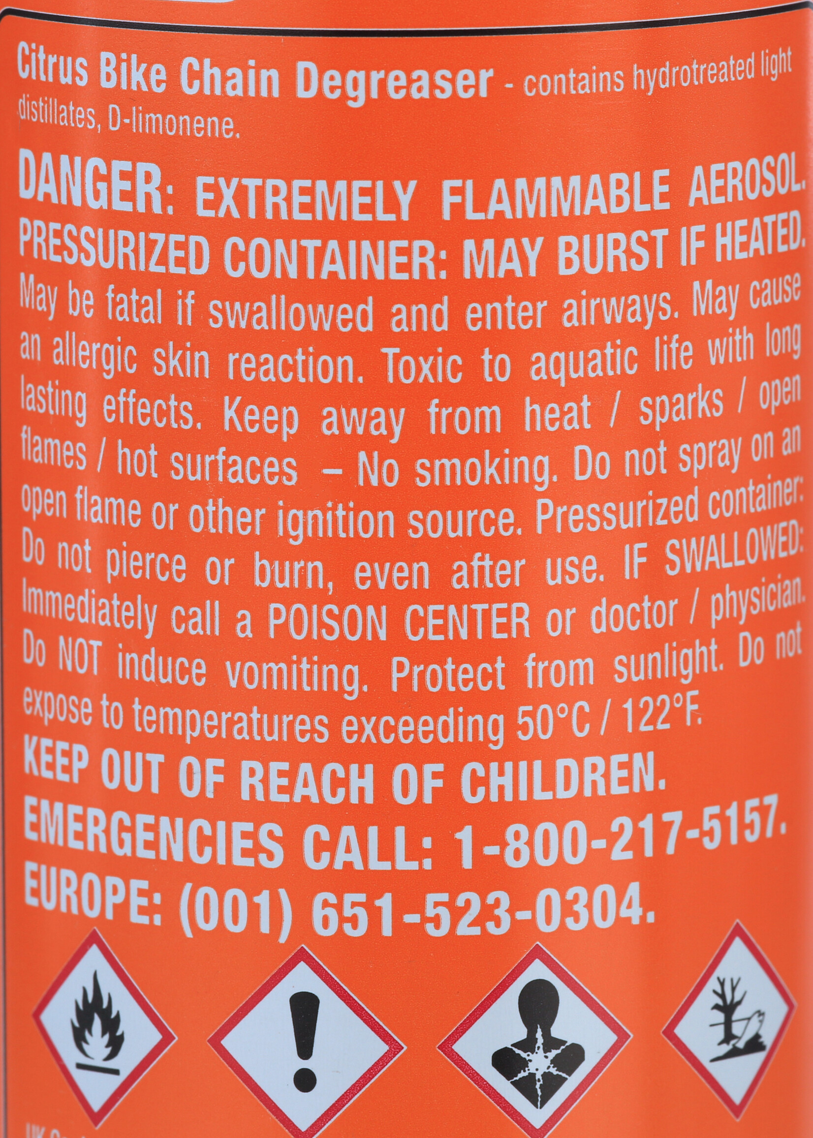FINISH LIN CD0112 12-oz. CITRUS DEGREASER-SPRAY