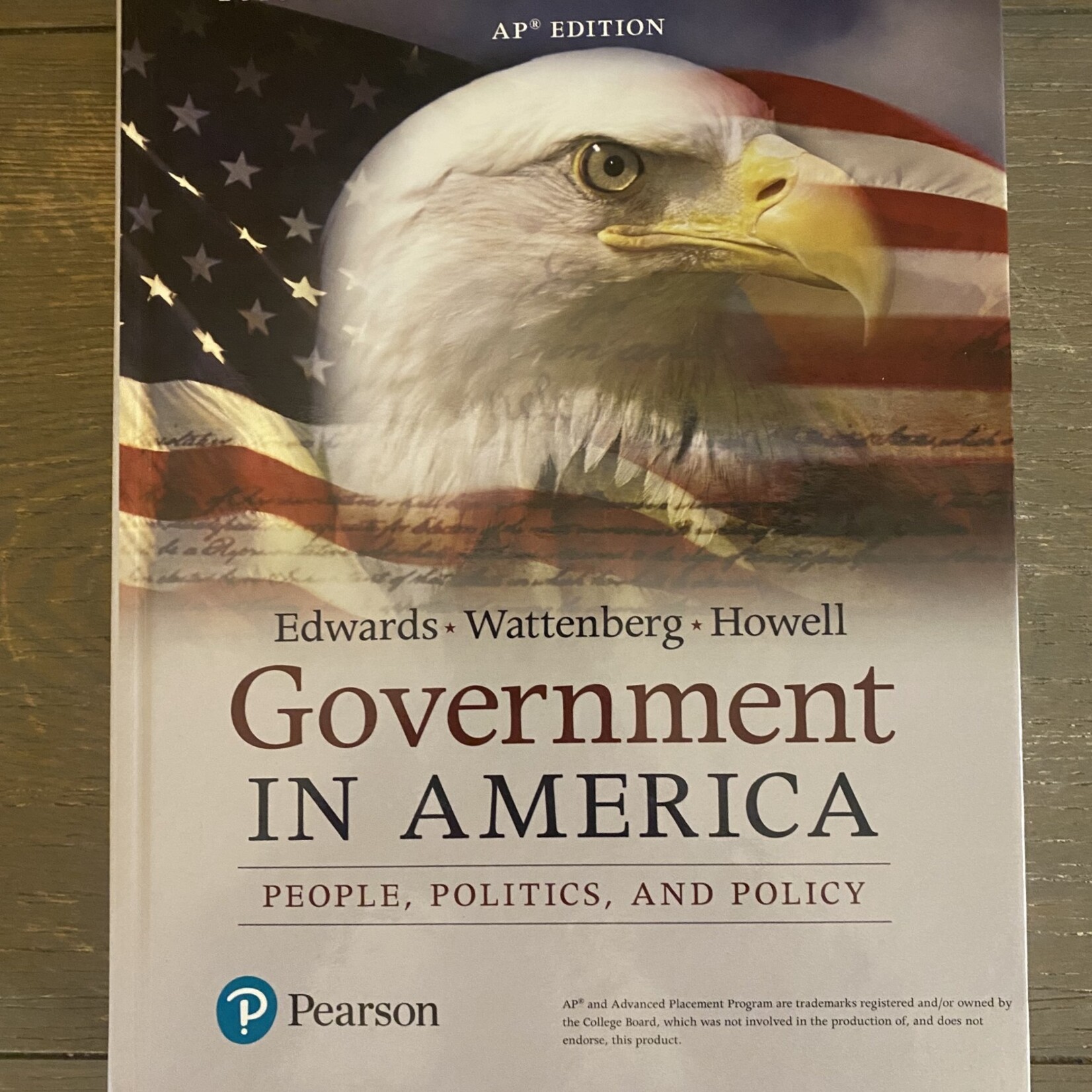 Government in America: People, Politics and Policy AP ed with online access