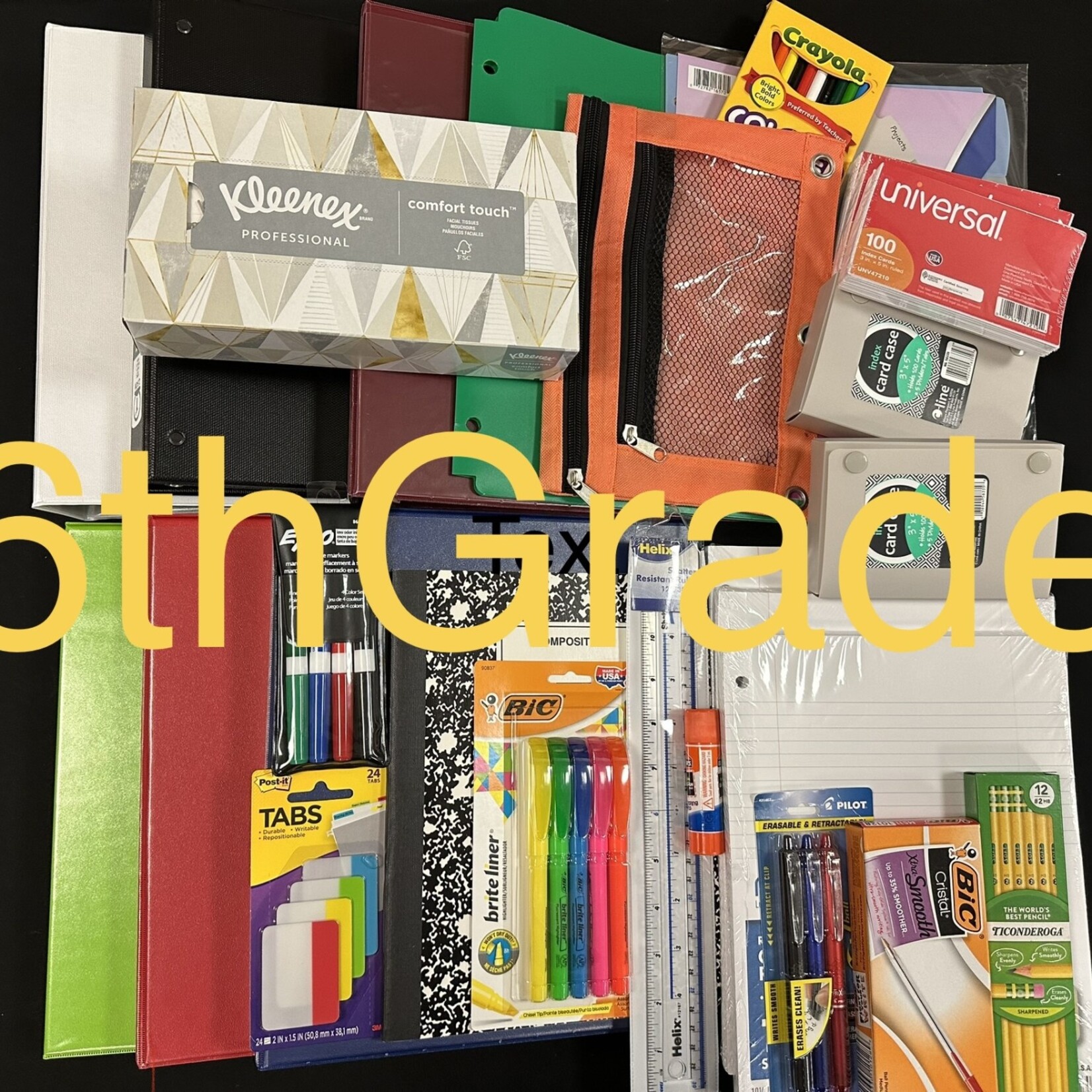 6th Grade Supplies Kit Episcopal School of Jacksonville