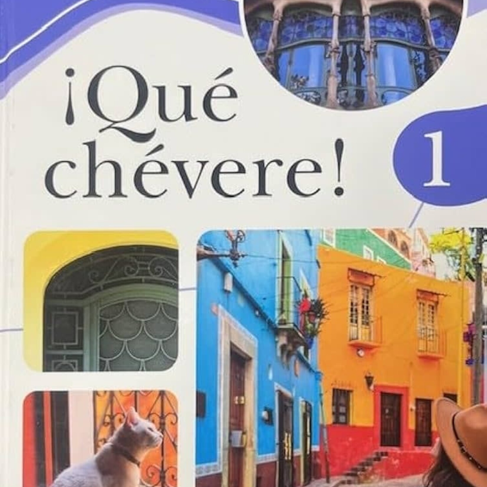Que chevere 3e - Student Edition textbook Level 1 USED