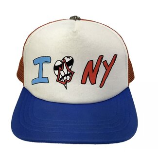 Chrome Hearts Chrome Hearts Matty Boy Sex Records I Love NY Trucker Hat (PRE OWNED)