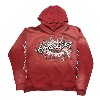 HELL STAR Hellstar Studios  Records Red Hoodie (Size-XX Large) PRE OWNED