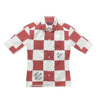 Louis Vuitton Louis Vuitton X Nigh Giant DAMIER Short Sleeved Shirt (Size-Small) PRE OWNED