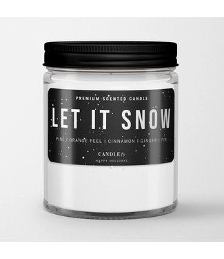 CANDLEfy Let It Snow Candle