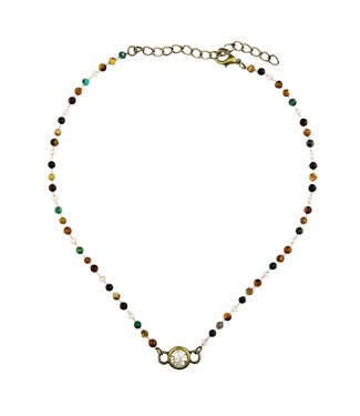 Ava Capri Sparkling Crystal Choker Necklace