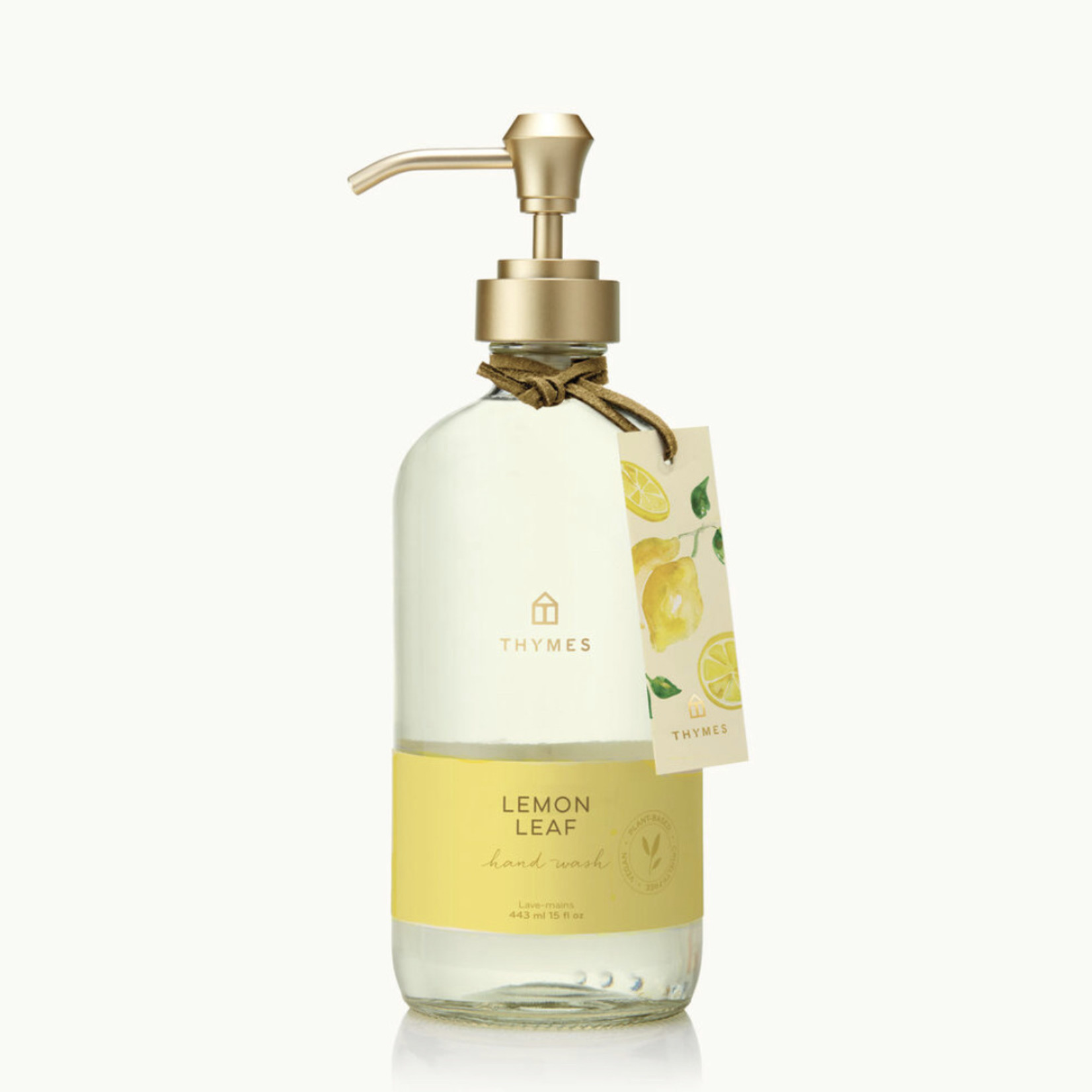 Thymes Hand Wash - Lemon Leaf - Glass Bottle