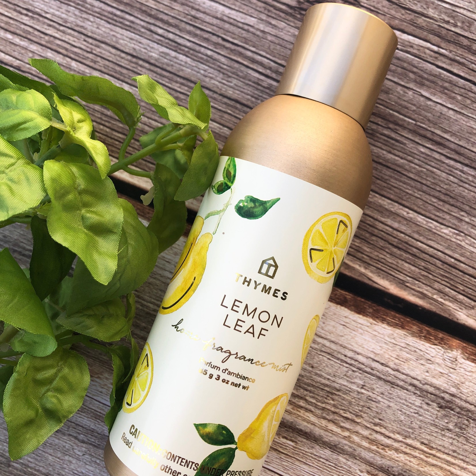 Thymes Home Fragrance Mist - Lemon Leaf