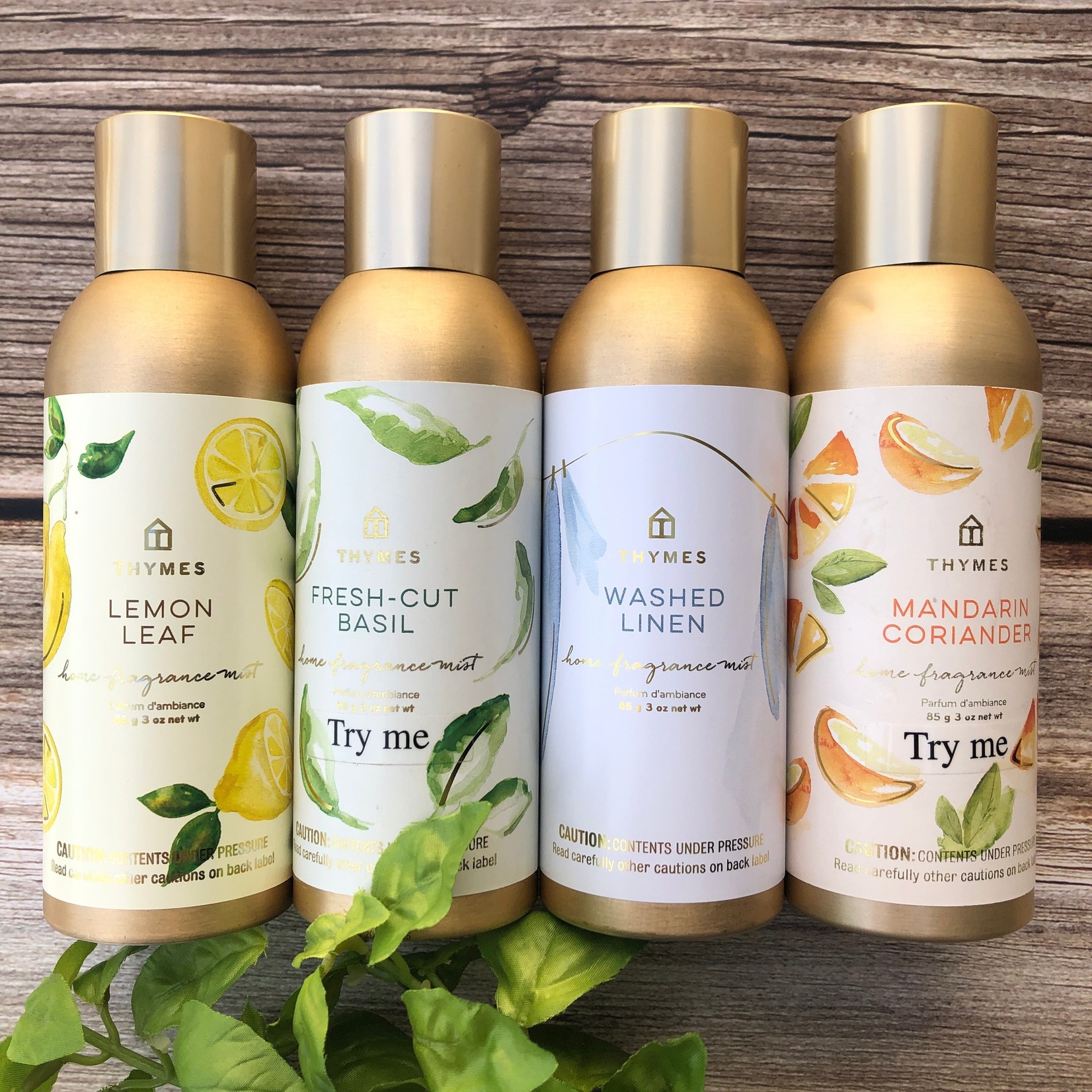 Thymes Home Fragrance Mist - Fresh Cut Basil