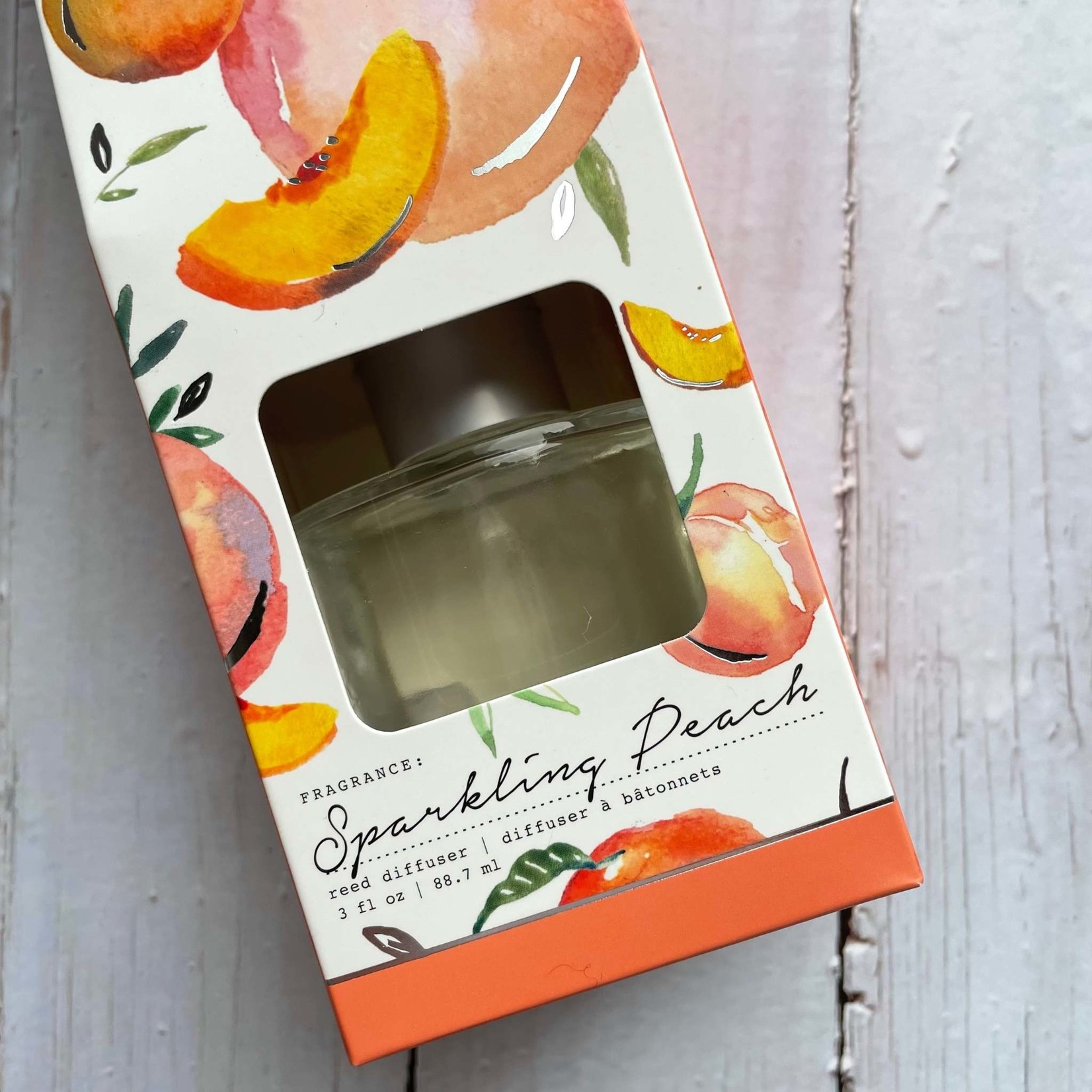 Tried & True Sparkling Peach Reed Diffuser The Hens' Kitchen Shoppe