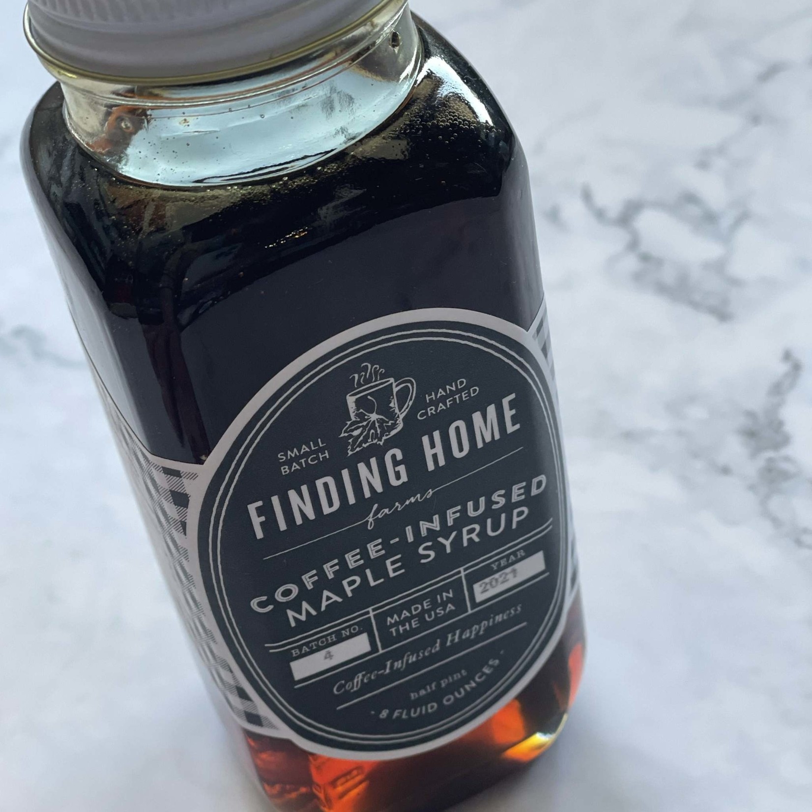 Finding Home Farms Coffee Infused Maple Syrup 8 oz