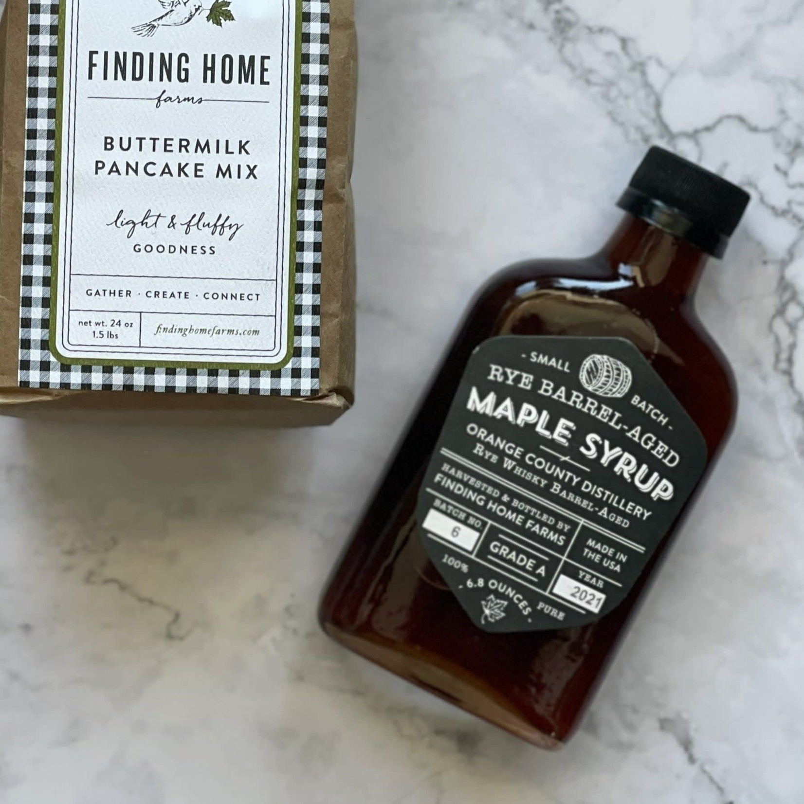 Finding Home Farms Rye Barrel-Aged Maple Syrup -Swingtop Bottle