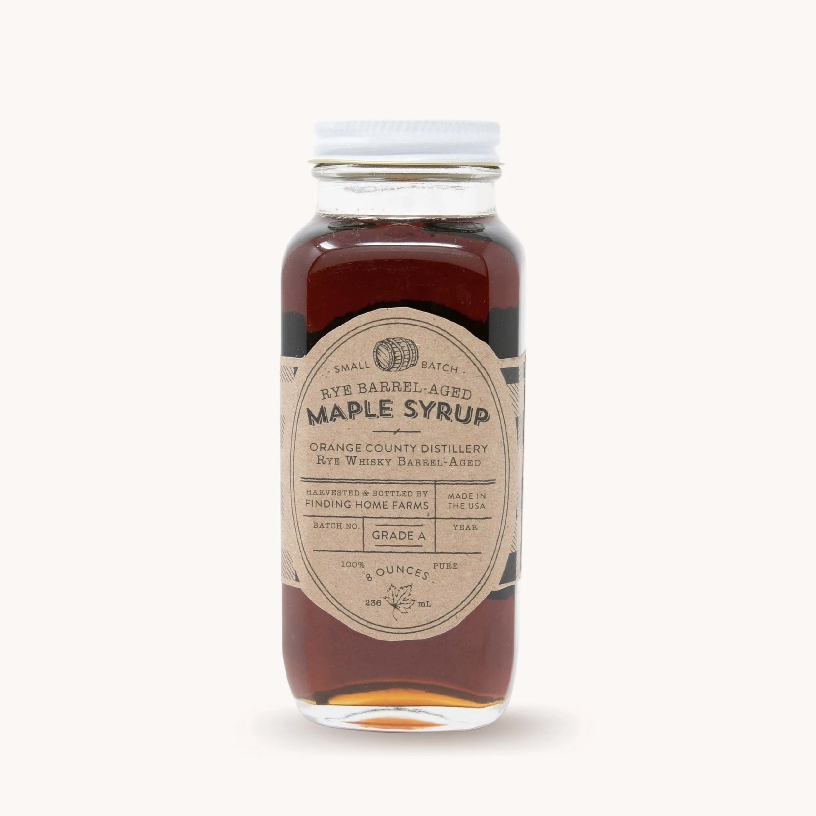 Rye Barrel-Aged Maple Syrup 8oz