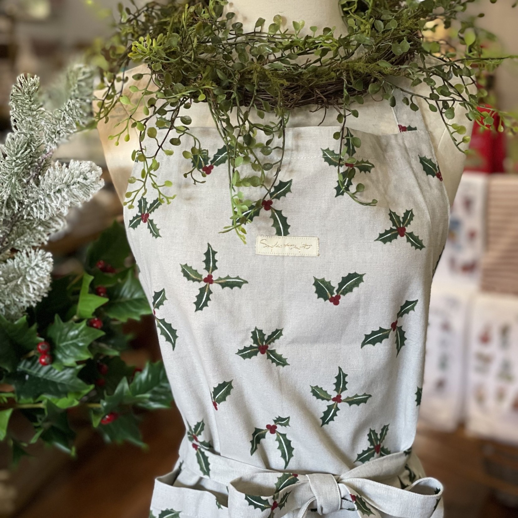 Sophie Allport Apron - Holly & Berry