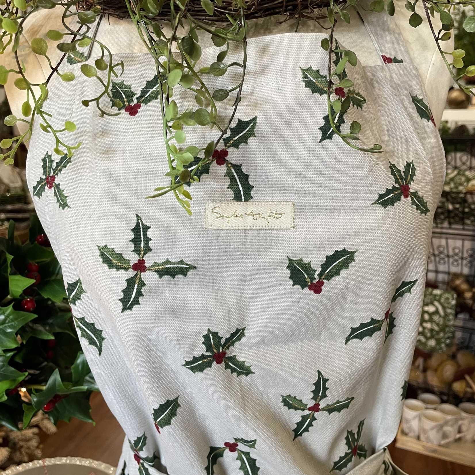 Sophie Allport Apron - Holly & Berry