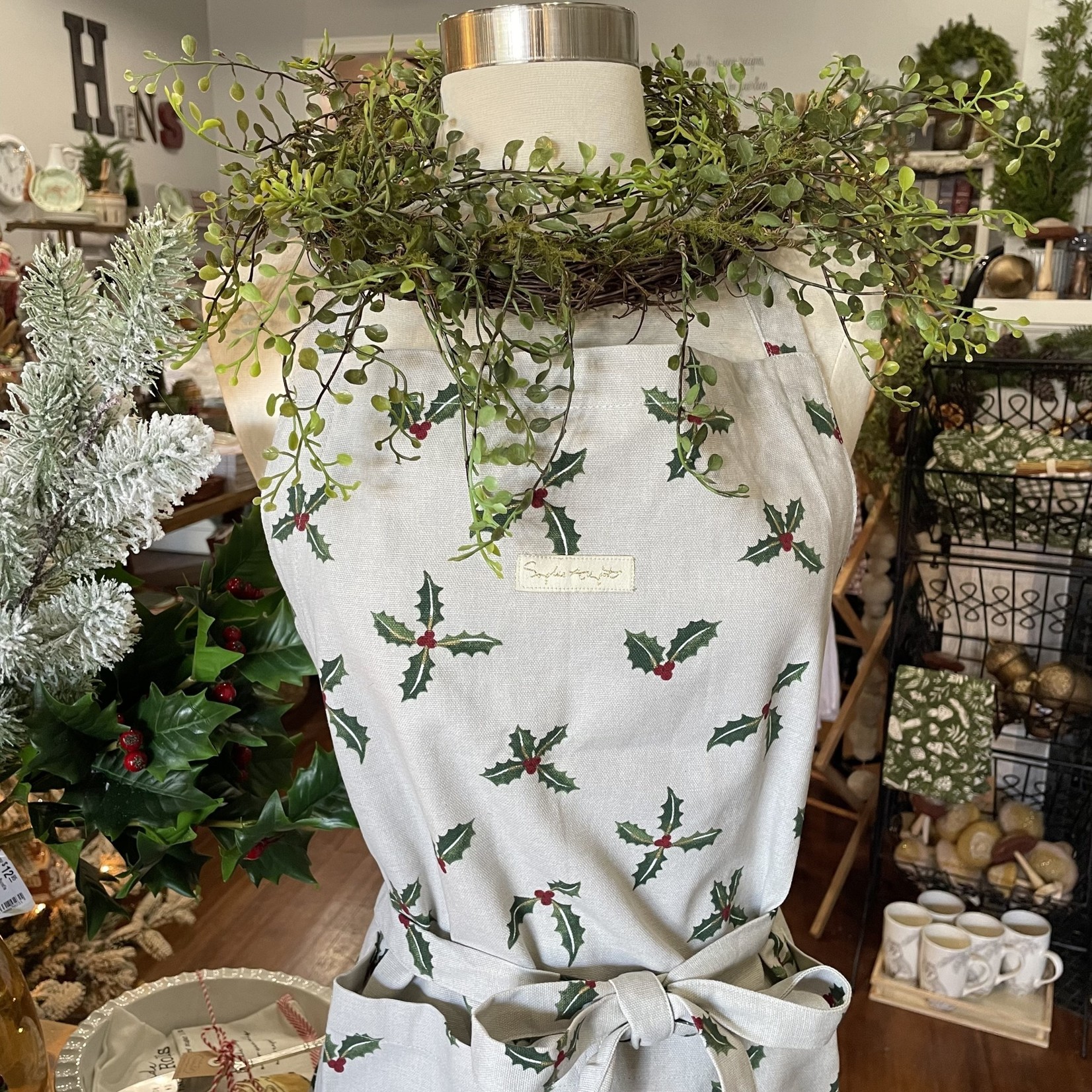Sophie Allport Apron - Holly & Berry