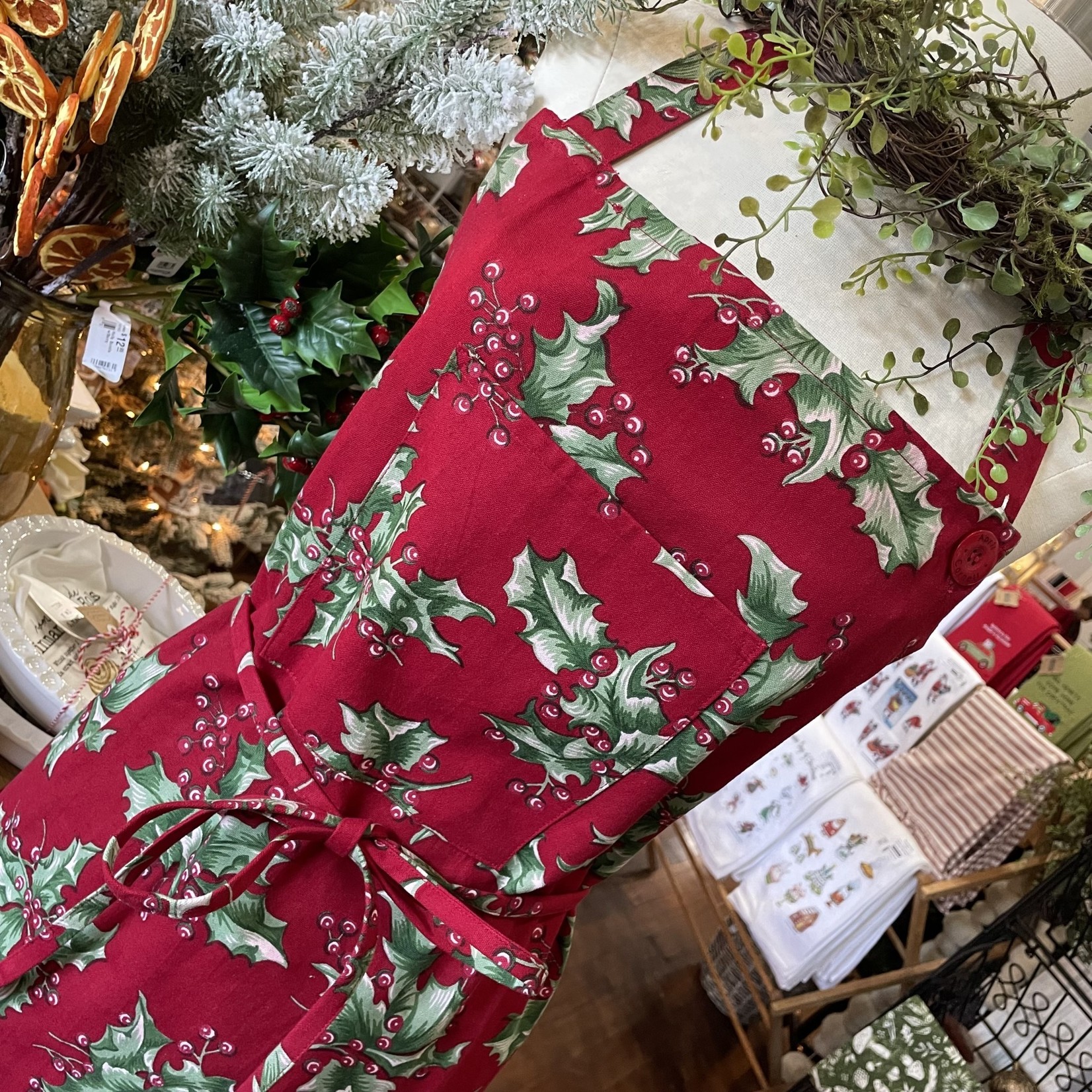 April Cornell Holly Red Apron