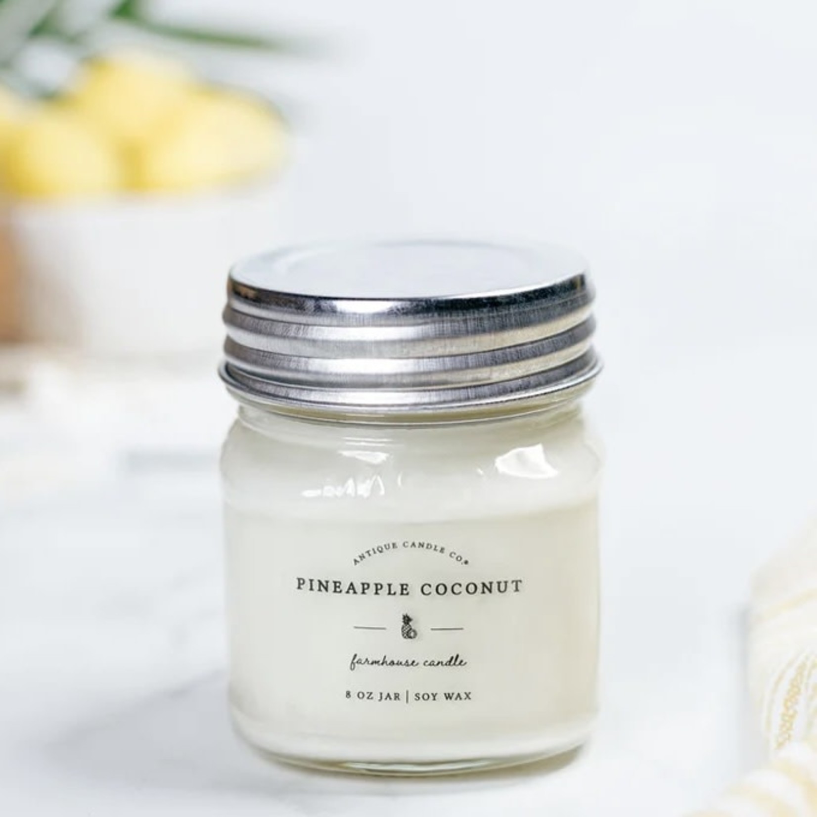 Pineapple Coconut by Antique Candle Co.  /  8 oz