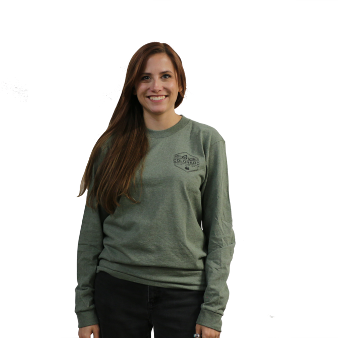 Prairie Mtn Screening Long Sleeve BRBON MSH Colorado Mountain T-Shirt