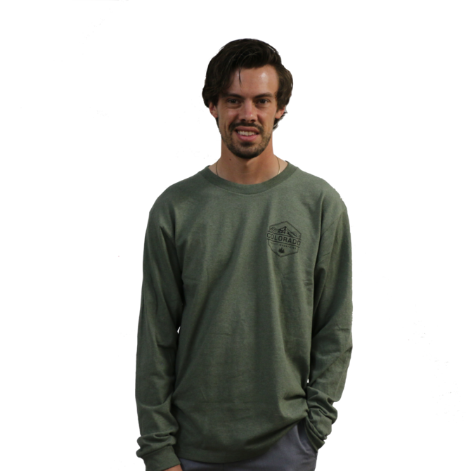 Prairie Mtn Screening Long Sleeve BRBON MSH Colorado Mountain T-Shirt