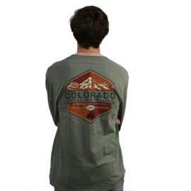 Prairie Mtn Screening Long Sleeve - BRBON MSH Colorado Mountain T-Shirt