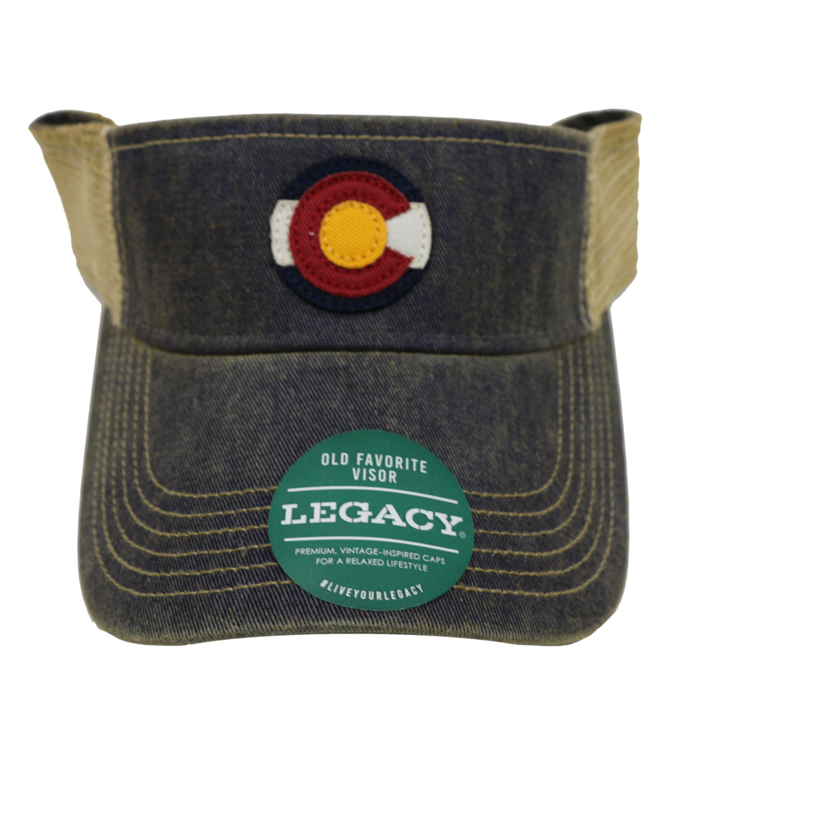 LEGACY Colorado Flag Legacy Old Favorite Visor - Navy