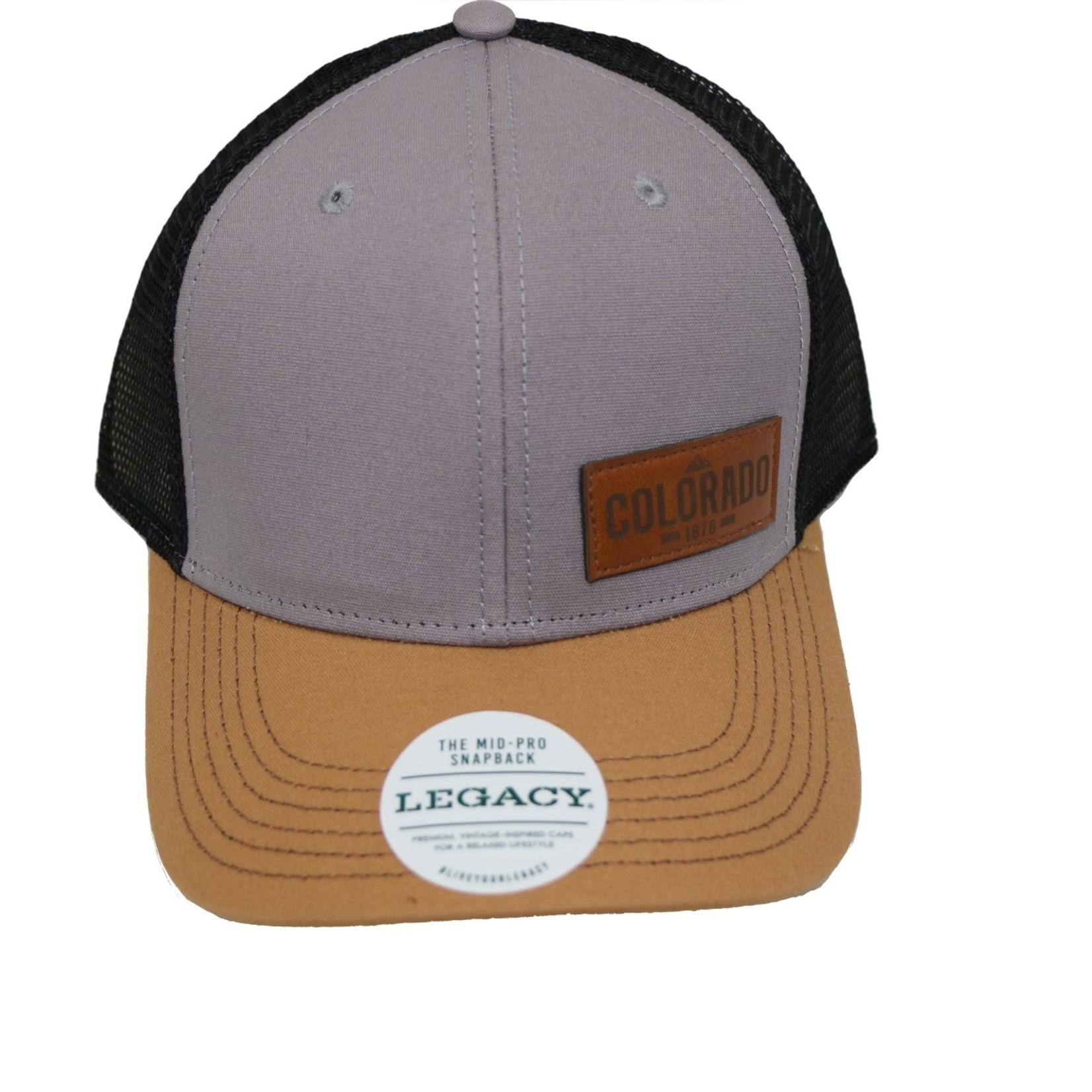 LEGACY Colorado Leather Patch Legacy Old Favorite Snapback Cap