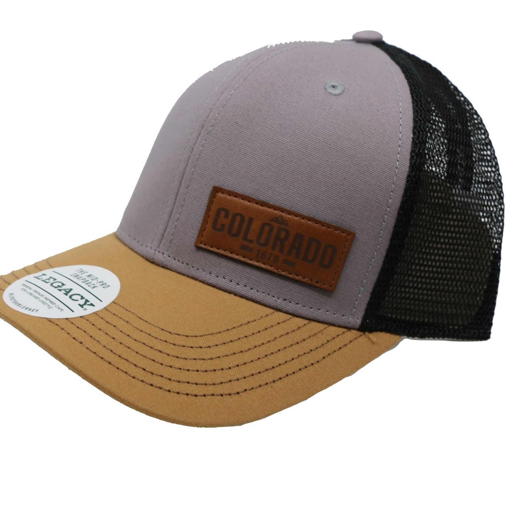 LEGACY Colorado Leather Patch Legacy Old Favorite Snapback Cap