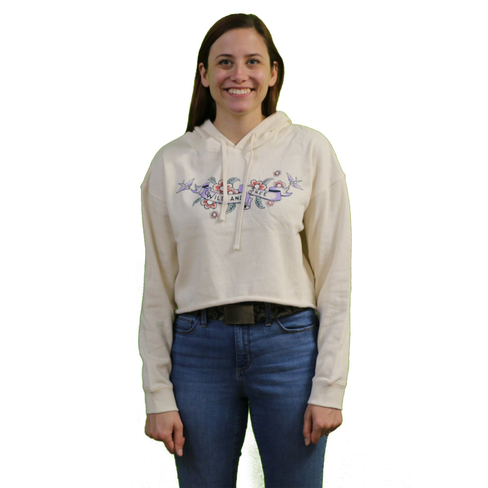 EMI SPORTSWEAR Women's Cropped Colorado Flower Sweatshirt