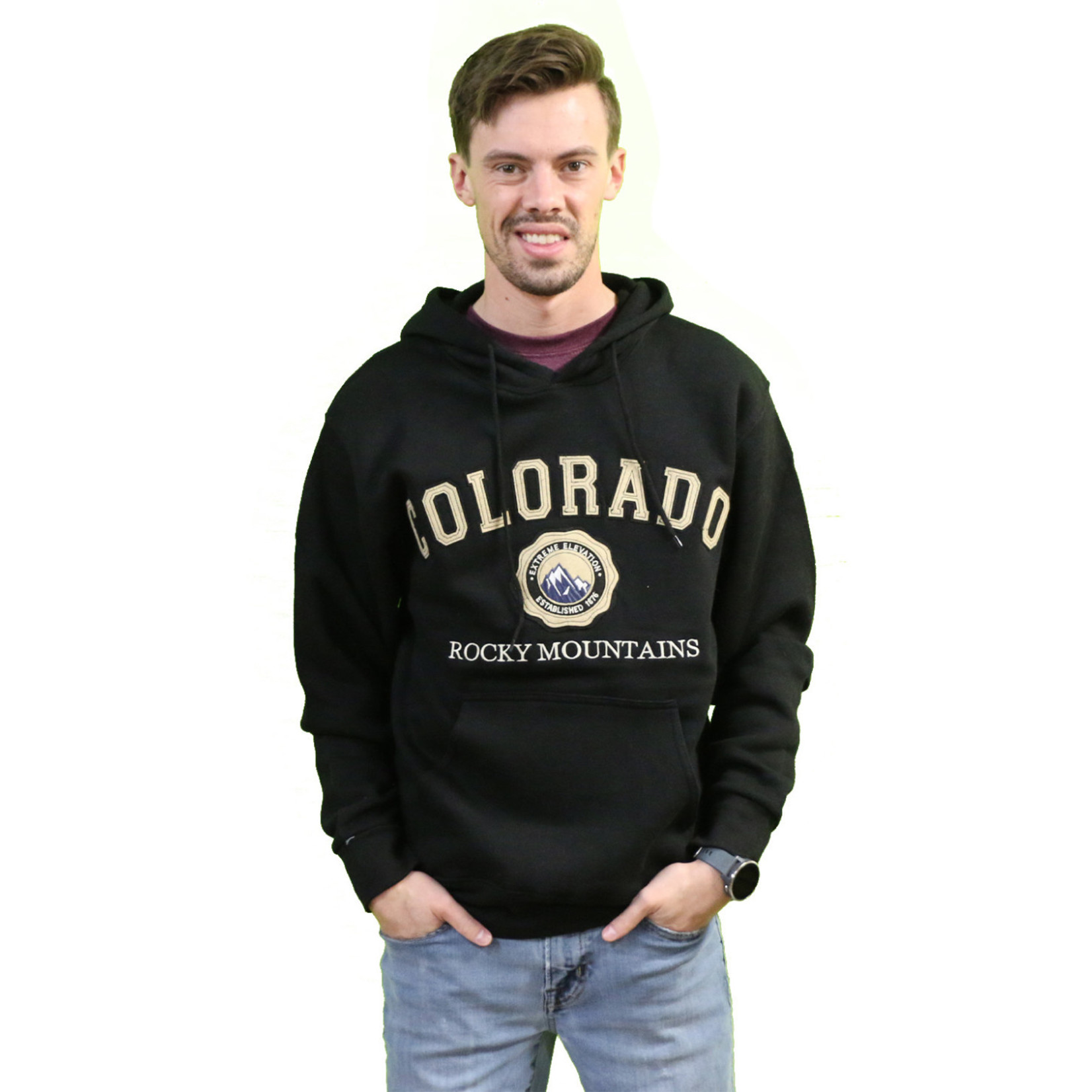 TEEMAX INC. Colorado Hoodie with Pockets