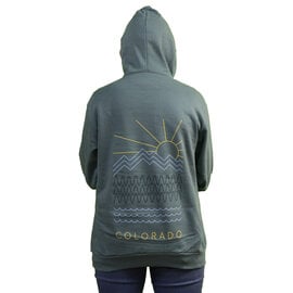 Snow Business Usa Mountain Lines Hoodie