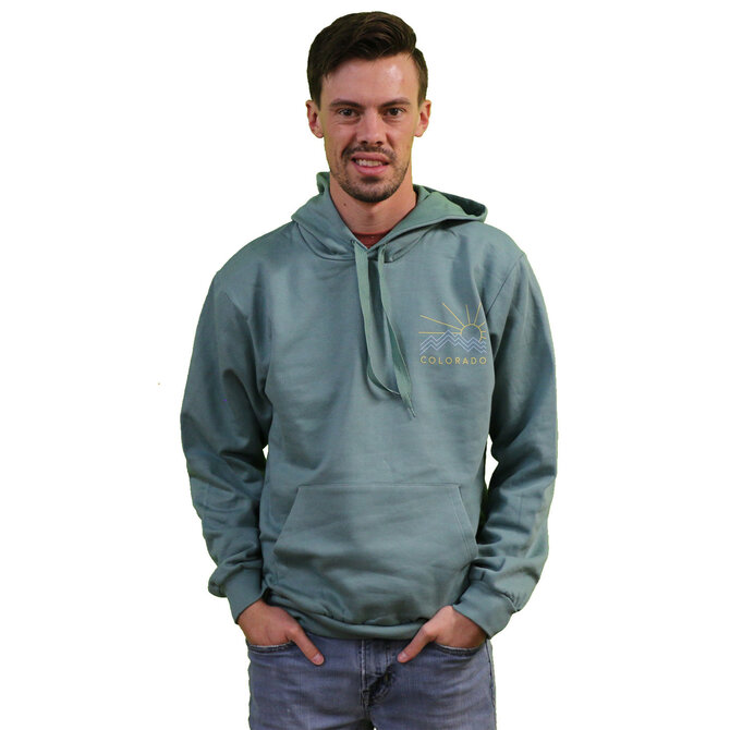 Snow Business Usa Mountain Lines Hoodie