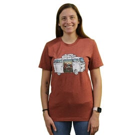 Wild Tribute Retro VW Bus Garden of the Gods T-Shirt