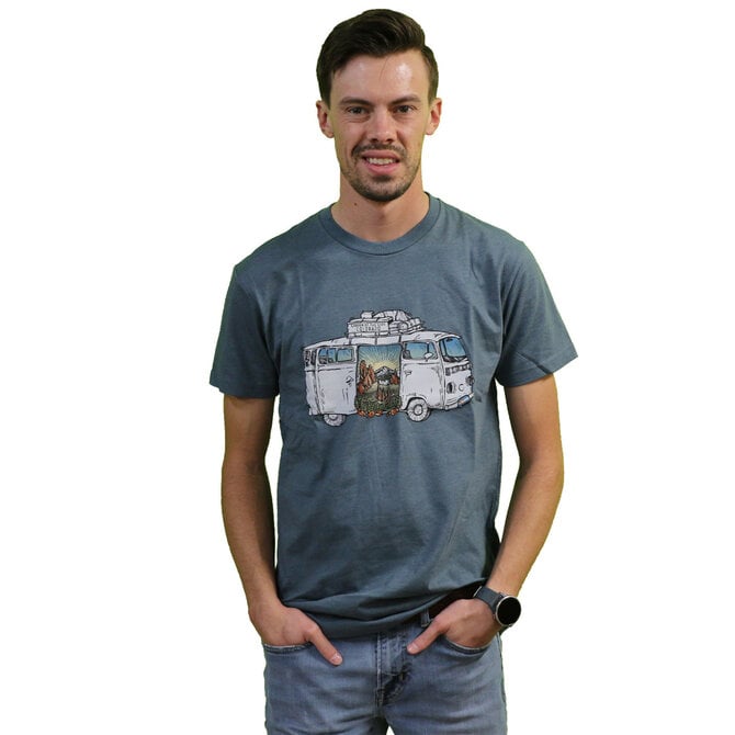 Wild Tribute Retro VW Bus Garden of the Gods T-Shirt