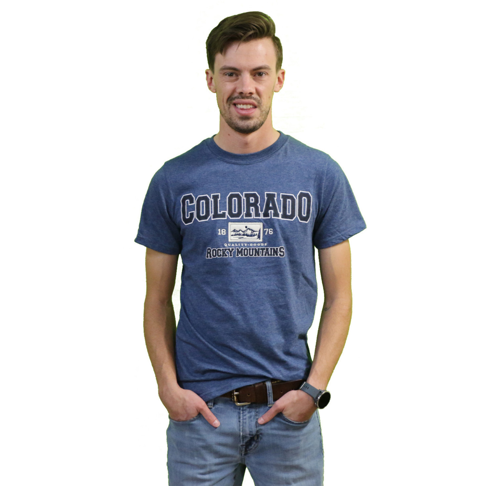 TEEMAX INC. Rocky Mountains Colorado T-Shirt